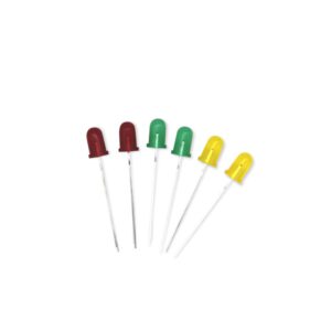 LED-Set mit Vorwiderstand 5mm 5V grün, gelb, rot