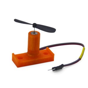 Miniatur DC-Motor mit Luftschraube und Gehäuse